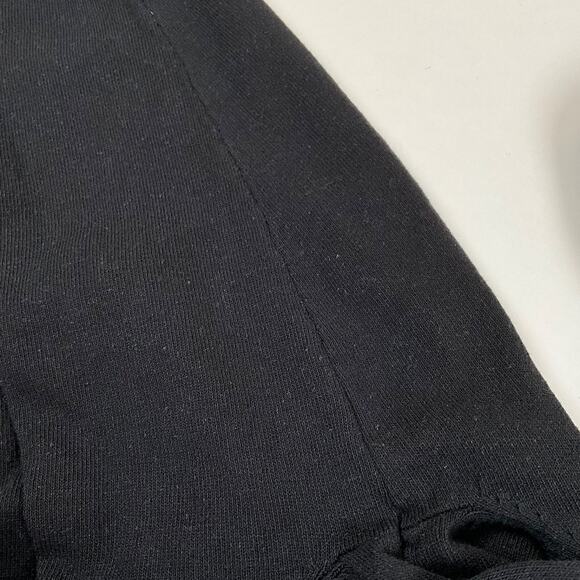 Zara Black Sash Waist Midi Linen Blend Knit Midi Dress Womens Sz M - Picture 11 of 11